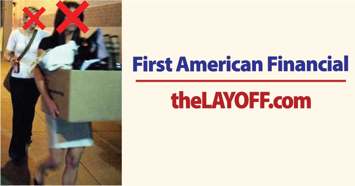 First American Corp. Layoffs